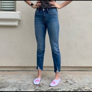 super cute hollister straight leg jeans
